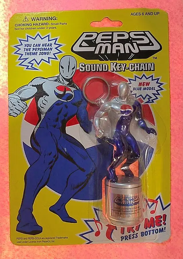Pepsi Man PEPSI MAN Pepsi Man Sound Keychain #펩시맨